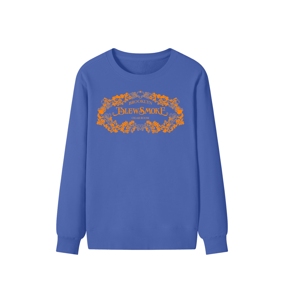 Orange Logo | Classic Unisex Cotton Sweatshirt
