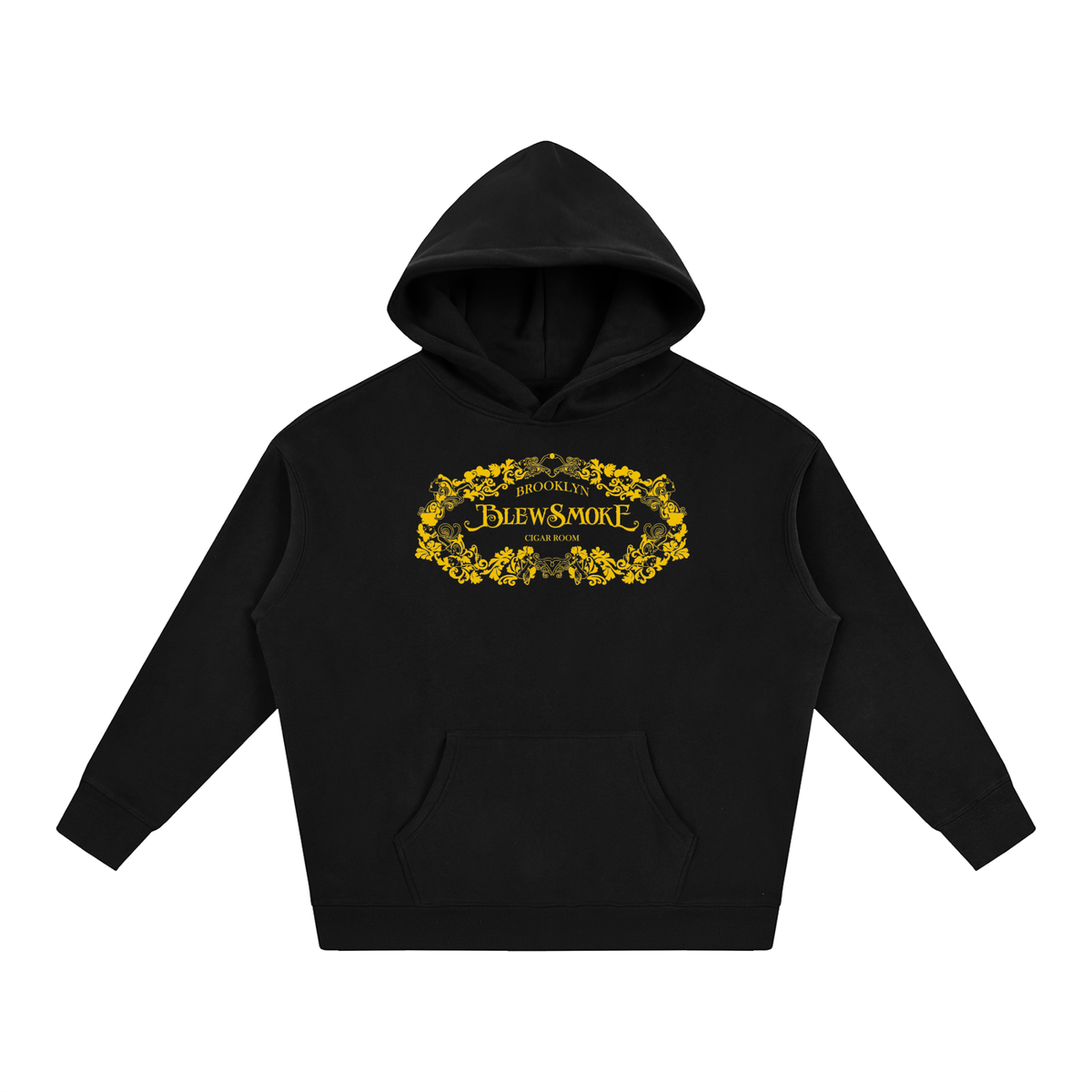 Gold Logo | Oversize Fleeced Hoodie