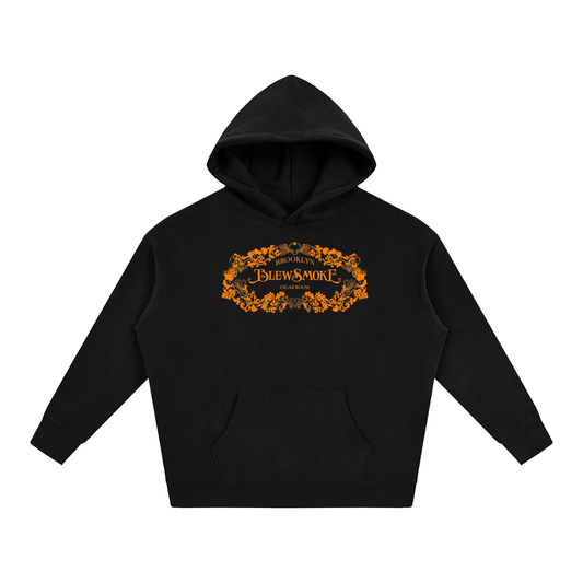 Orange Logo | Oversize Fleeced Hoodie