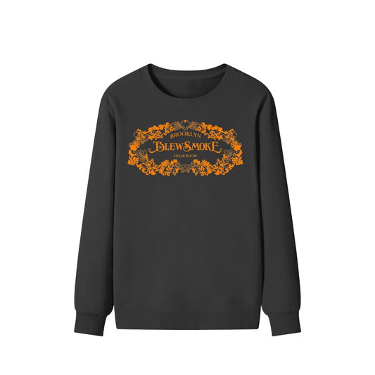 Orange Logo | Classic Unisex Cotton Sweatshirt