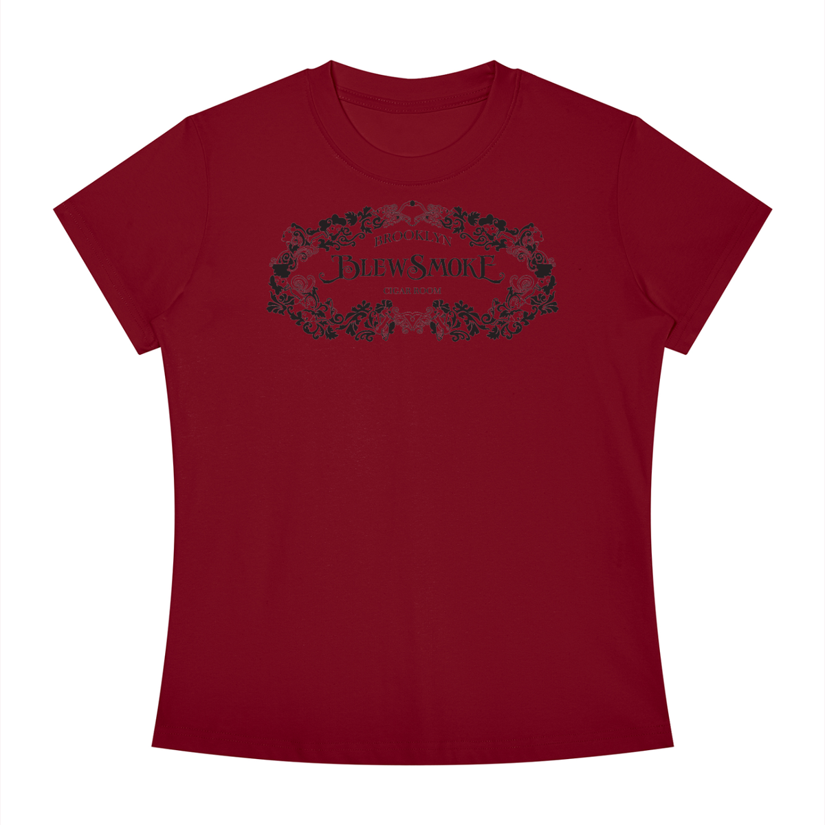 Black Logo | Women's Slim Fit Crewneck T-Shirt